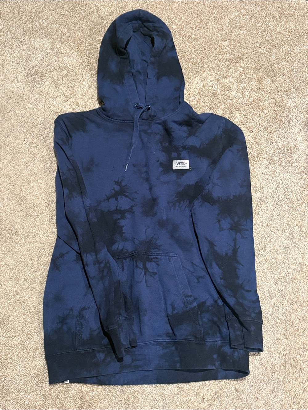 Vans Navy/Black Tie Dye Hoodie